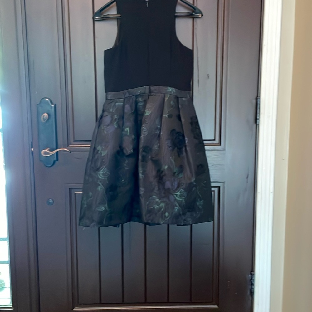 Aidan Mattox Blue Tiered Bustier Cocktail Dress - Picture 7 of 11